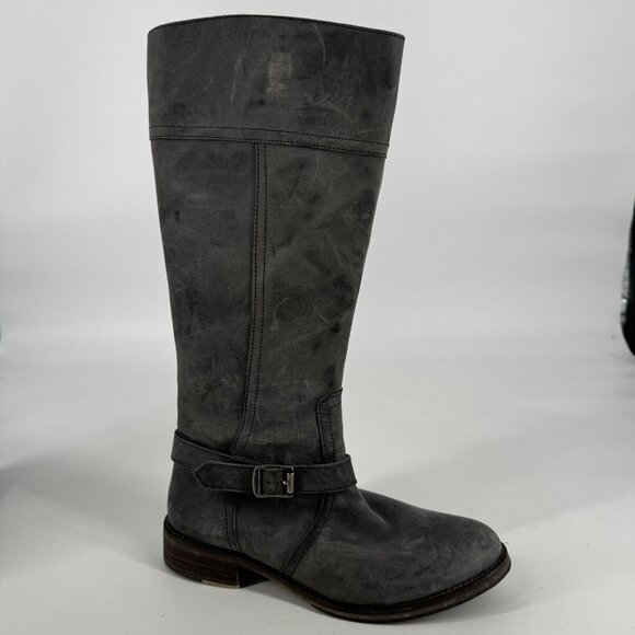 Wolverine boots womens 9.5 gray vegan leather margot tall riding fits like 9 - Picture 9 of 9